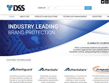 Tablet Screenshot of dsssecure.com